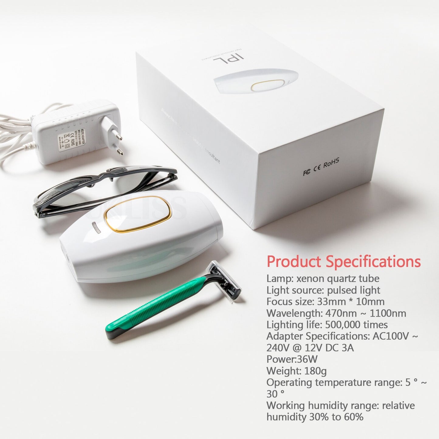 IPL Hair Removal Laser Epilator Men/Women