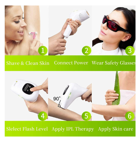 IPL Laser Hair Removal for Women – Painless & Permanent Hair Remover for Body
