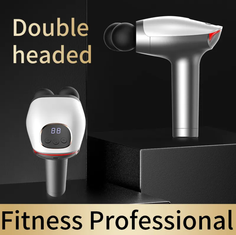 Professional Deep Tissue High Speed Vibration Double Head Massage Gun