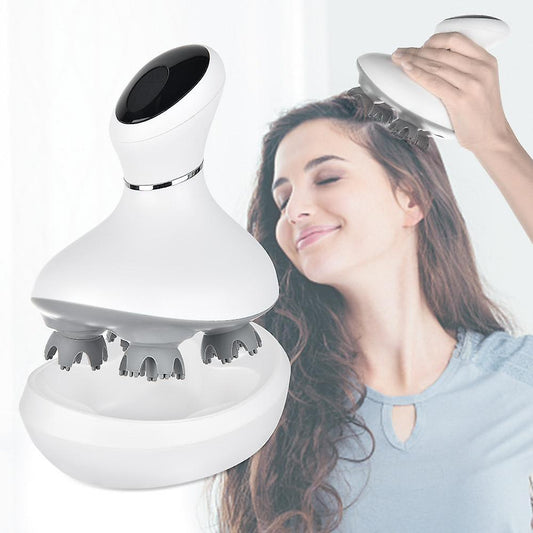 Head Scalp Massage Machine Electronic Vibrate Massage Stress Relief, Deep Cleaning, Full Body Massage