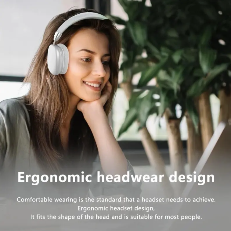 Wireless Headphones with Active Noise Cancellation  With Microphone